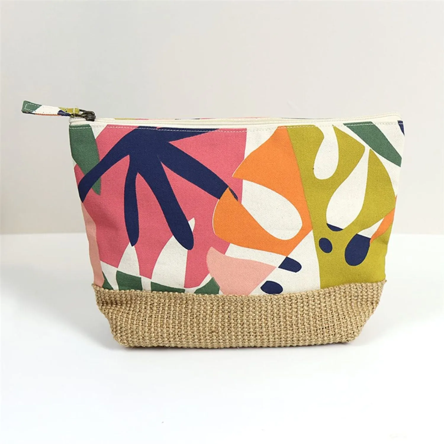 POM Multicoloured Bright Tropical Monstera Print Bag