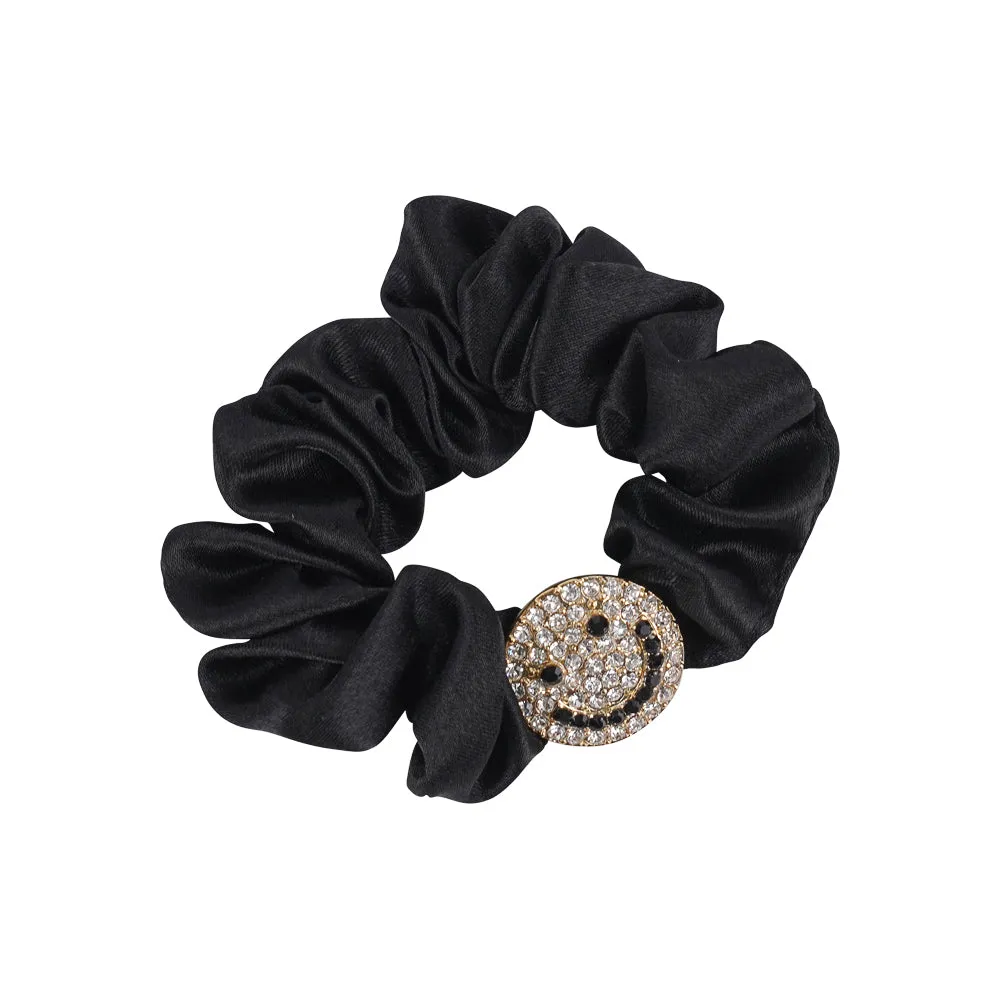 SMILEY CRYSTAL SCRUNCHIE