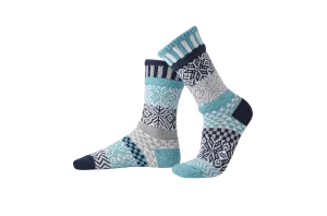 Snowfall Recycled Cotton Crew Socks