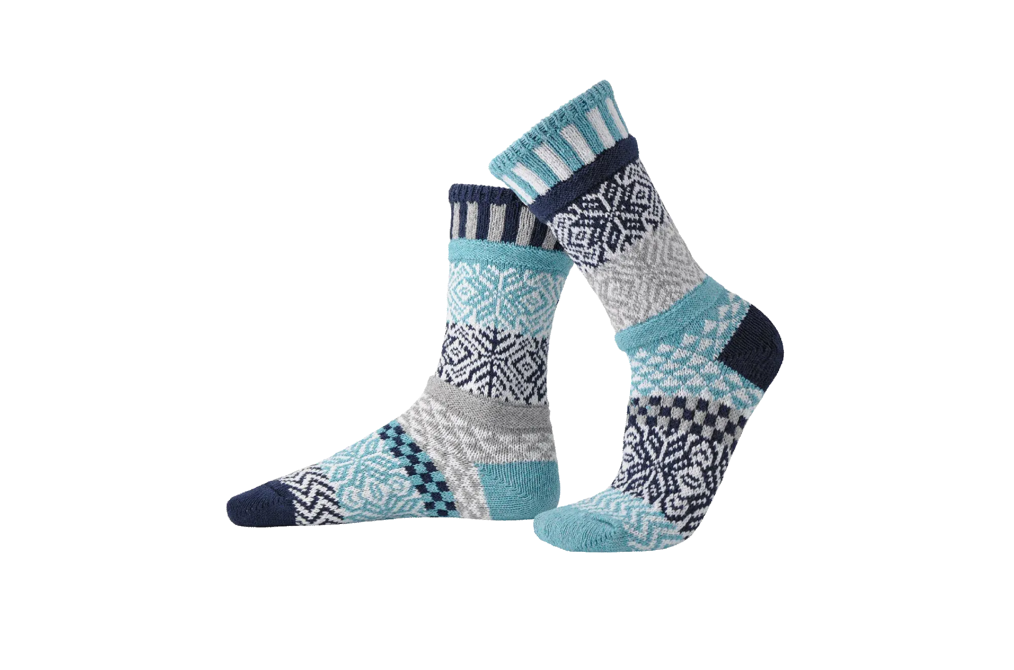 Snowfall Recycled Cotton Crew Socks