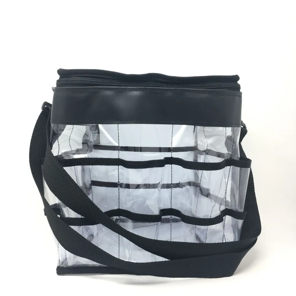 SQUARE BUCKET BAG WITH LID