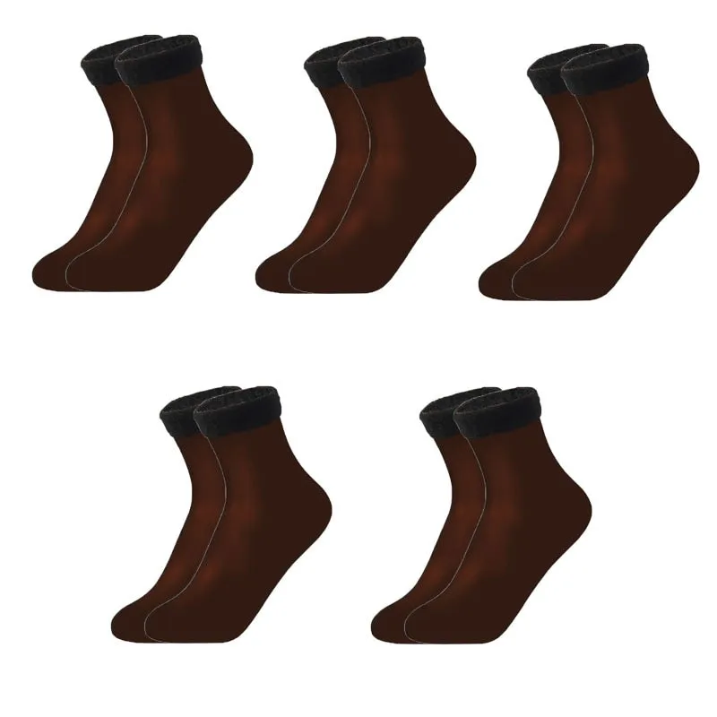 Thermal Touch Winter Warm Solid Thick Socks