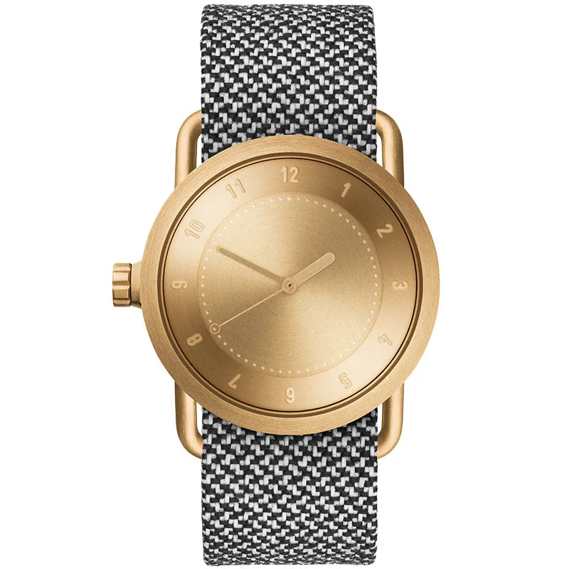 TID No.1 Gold Dial / Black Nylon Strap / Gold Buckle