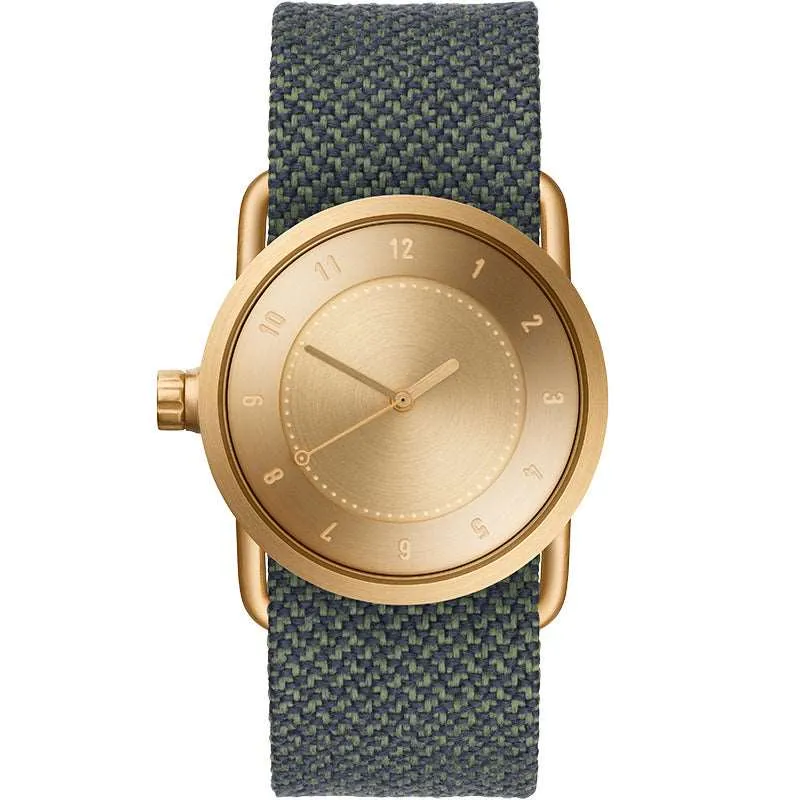 TID No.1 Gold Dial / Black Nylon Strap / Gold Buckle