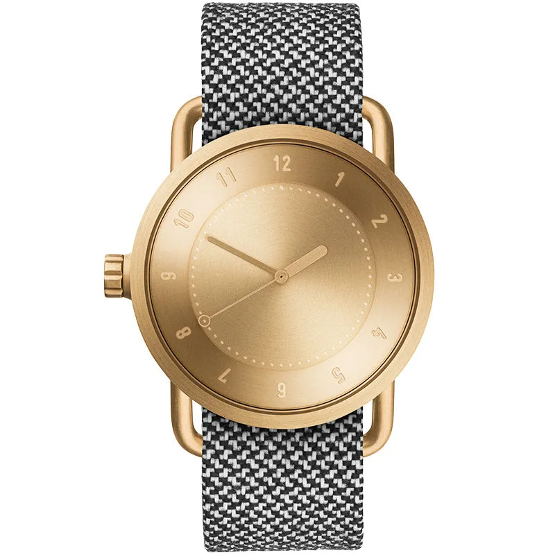 TID No.1 Gold Dial / Black Nylon Strap / Gold Buckle