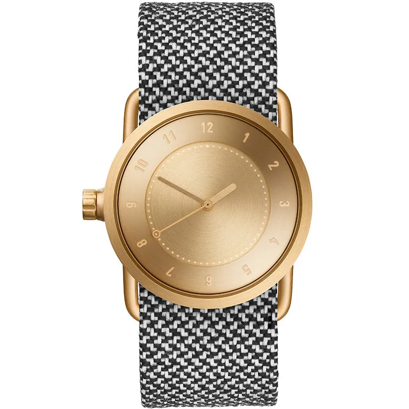 TID No.1 Gold Dial / Black Nylon Strap / Gold Buckle