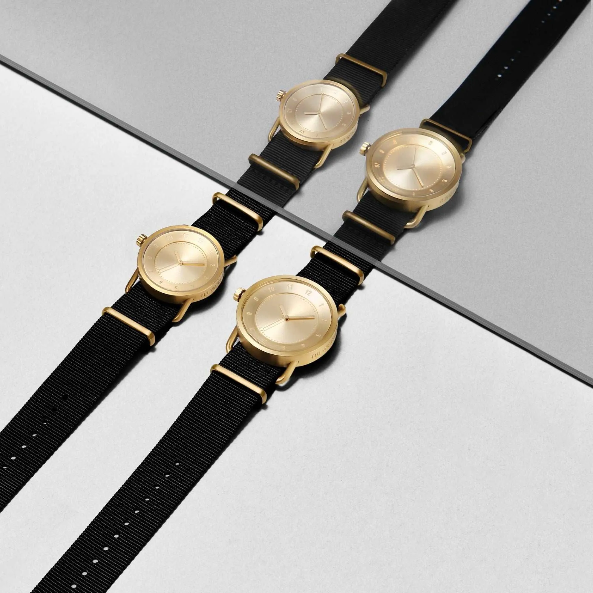 TID No.1 Gold Dial / Black Nylon Strap / Gold Buckle