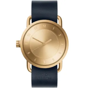 TID No.1 Gold Dial / Navy Leather Strap / Gold Buckle