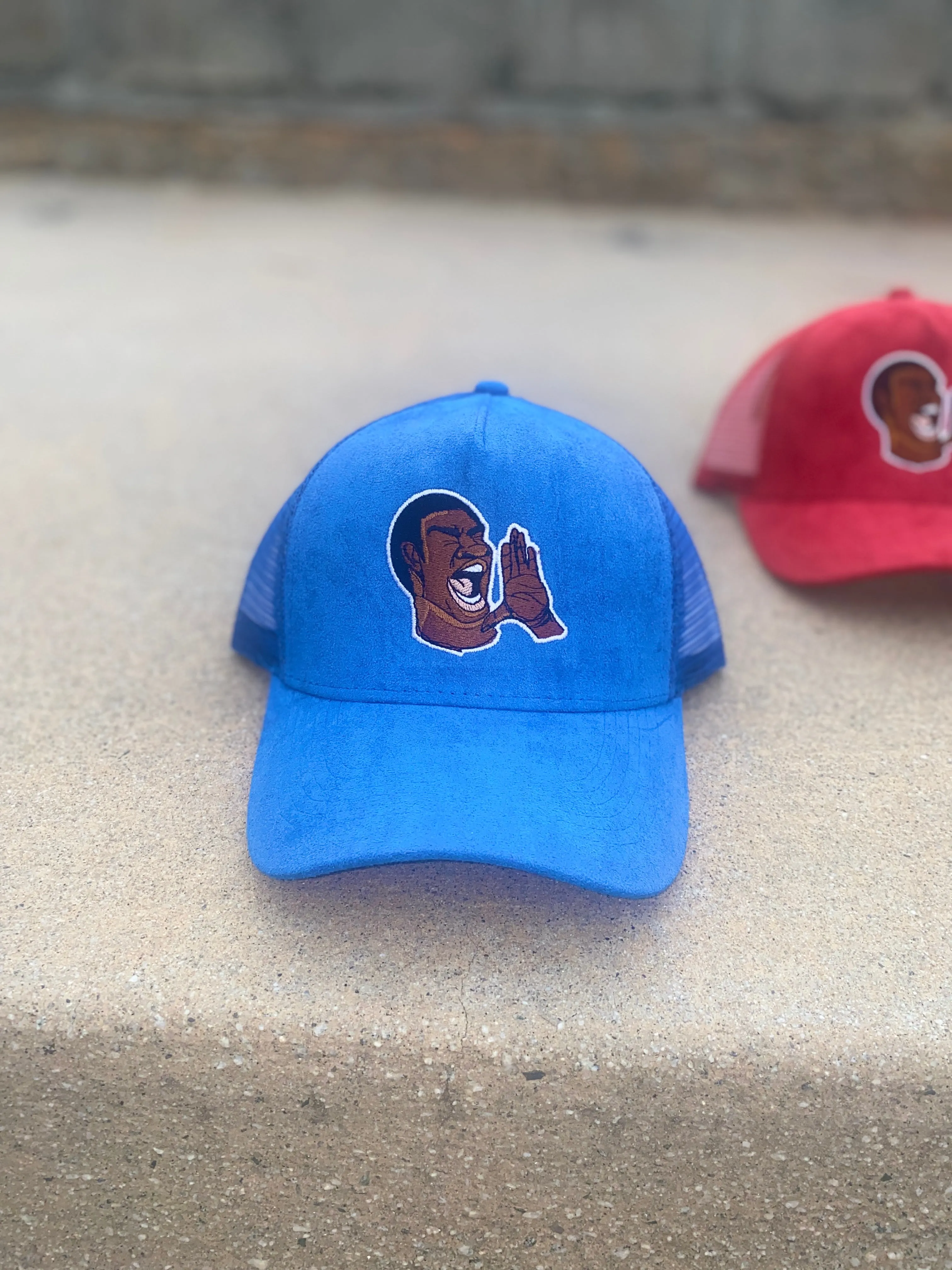 Waaahhhh! Suede Trucker Hats