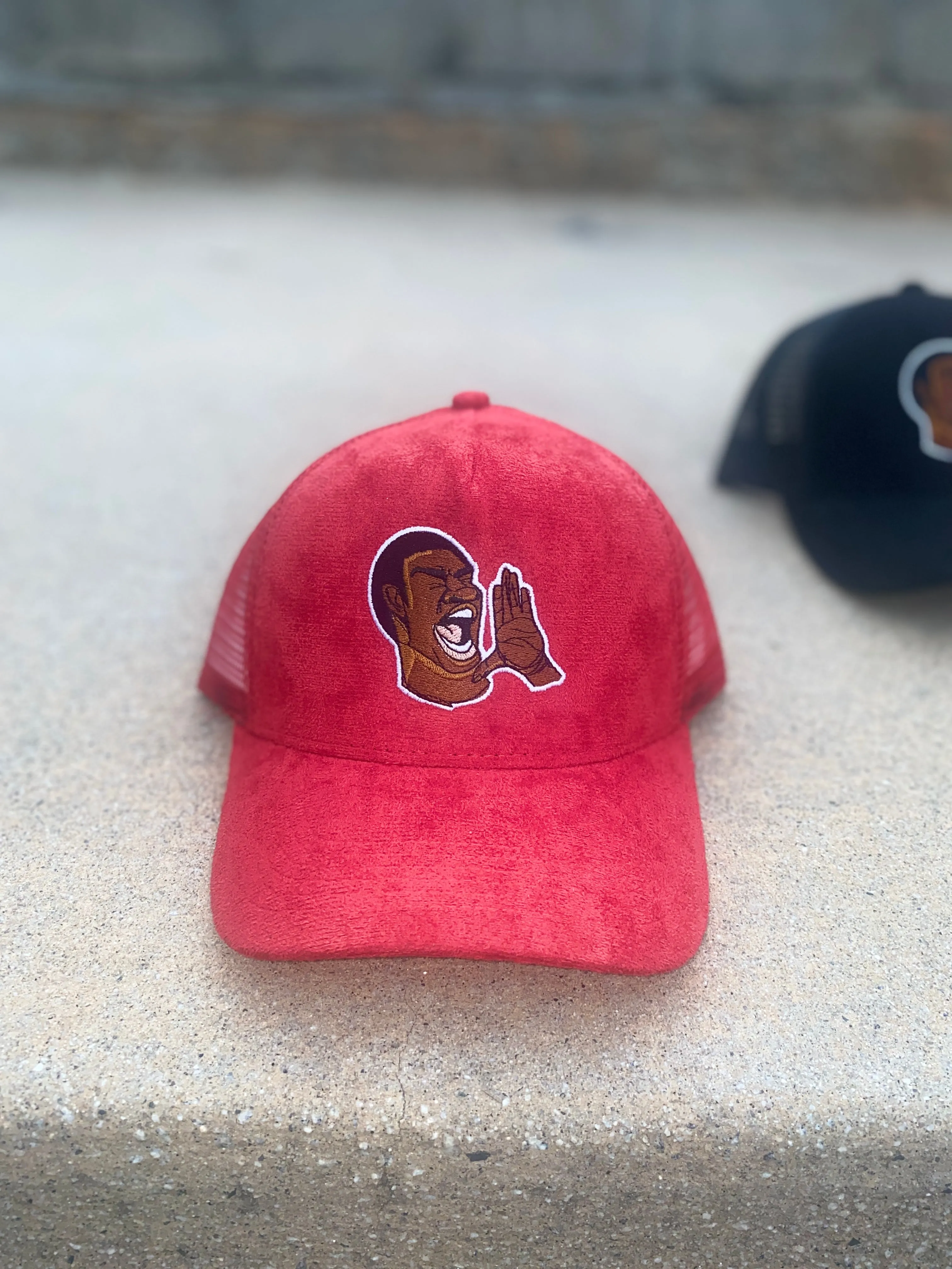 Waaahhhh! Suede Trucker Hats