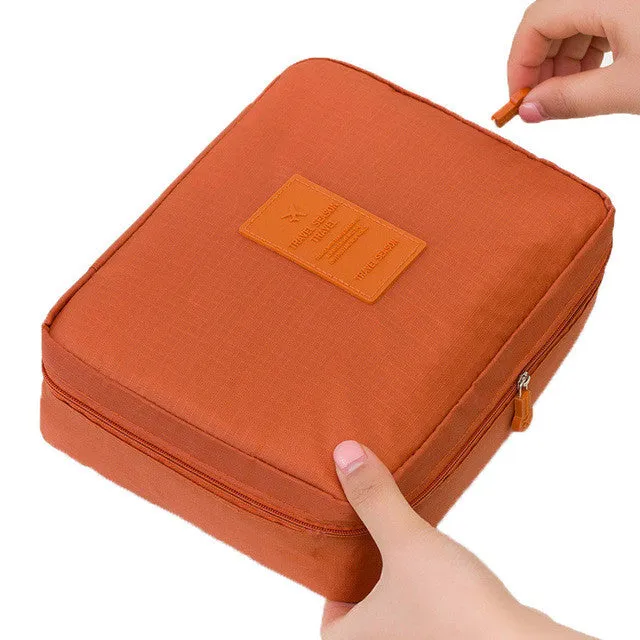 Women's Travel Organization Beauty cosmetic Make up Storage Cute Lady Wash Bags Handbag Pouch Accessories Supplies item Products