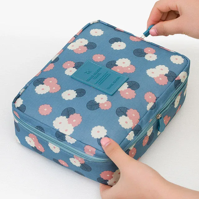 Women's Travel Organization Beauty cosmetic Make up Storage Cute Lady Wash Bags Handbag Pouch Accessories Supplies item Products