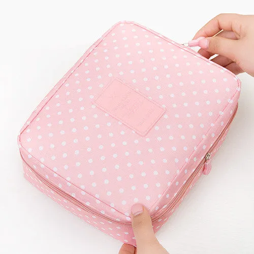 Women's Travel Organization Beauty cosmetic Make up Storage Cute Lady Wash Bags Handbag Pouch Accessories Supplies item Products