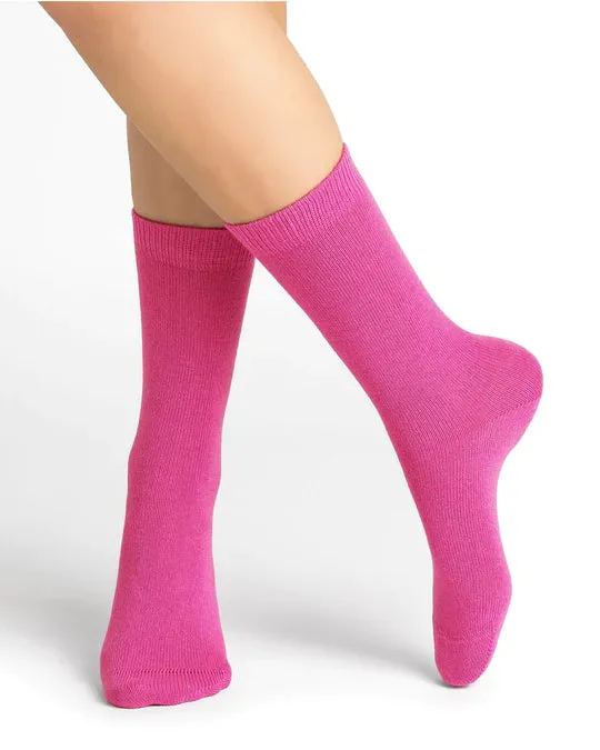 Wool Cashmere Socks Mid Rosa