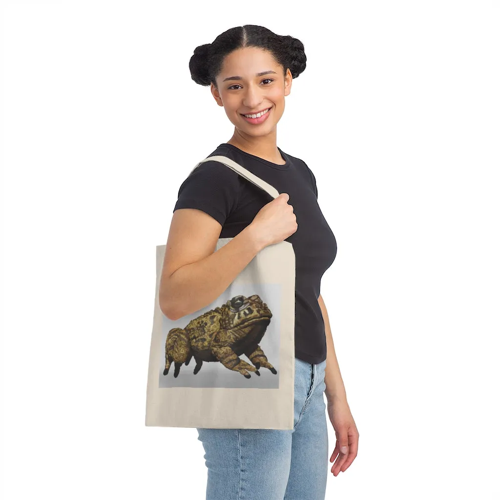 Yellow Toad Canvas Tote Bag