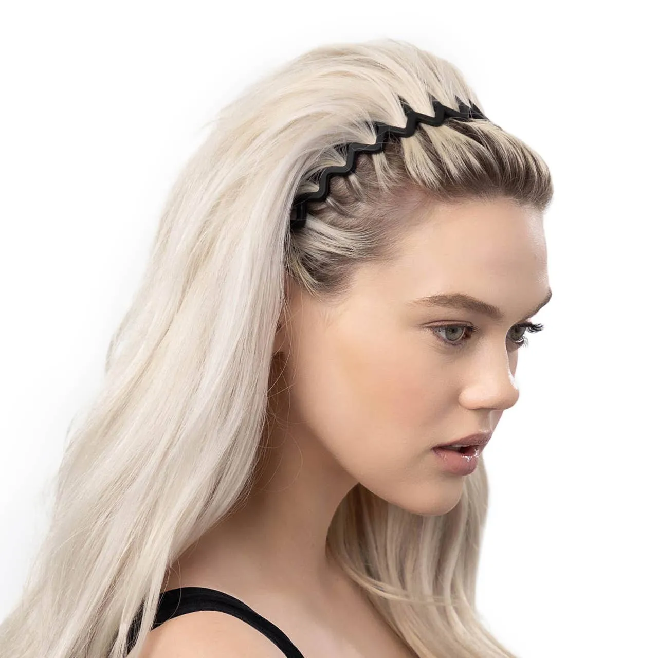 Zig Zag Headband 2pc - Black & Tort